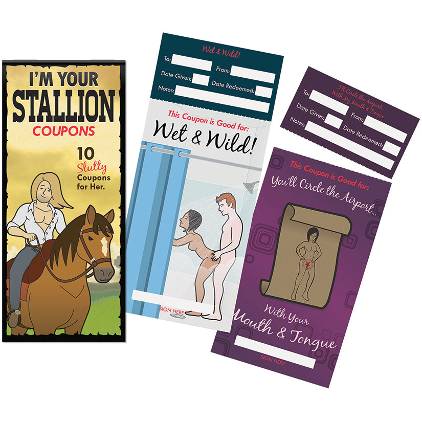I'm Your Stallion Coupons 10 Pack