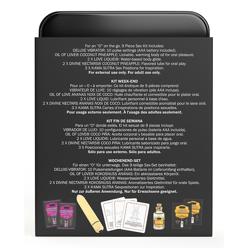 Kama Sutra Vibe Weekender Kit-Coconut Pineapple