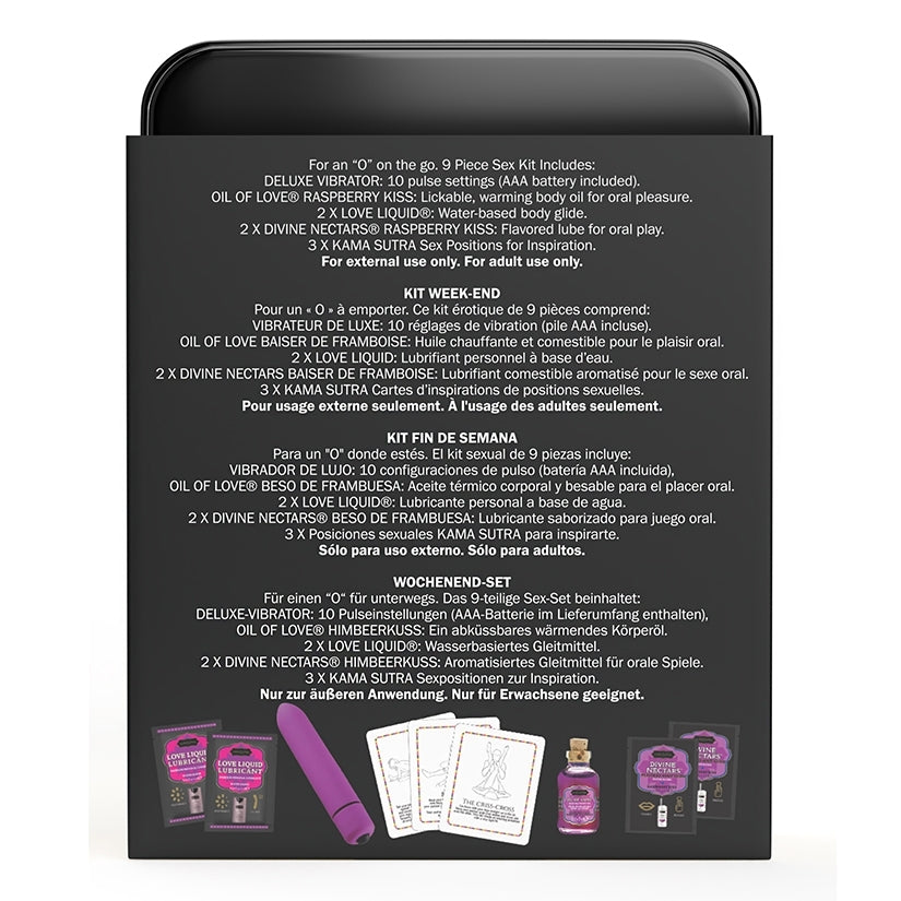 Kama Sutra Vibe Weekender Kit-Raspberry Kiss