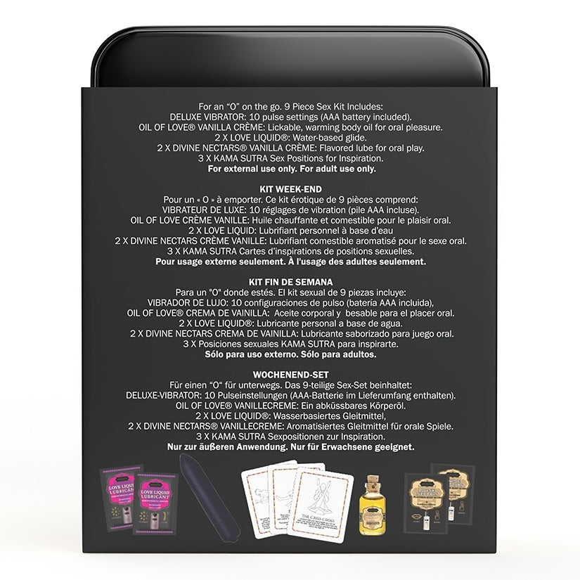 Kama Sutra Vibe Weekender Kit-Vanilla Crème