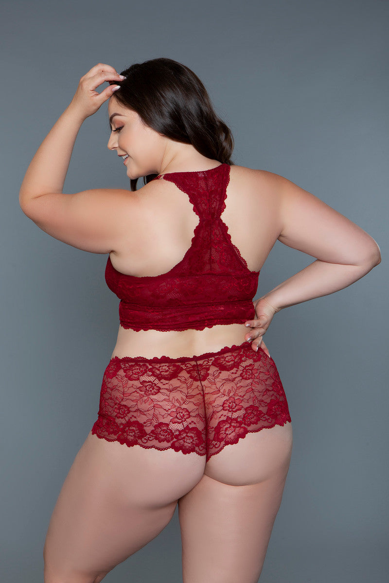 Cindy Cami Set Maroon