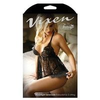 Fantasy Lingerie Vixen Moonlight Serenade Babydoll & G-String