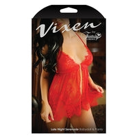 Fantasy Lingerie Vixen Late Night Serenade Babydoll & G-String