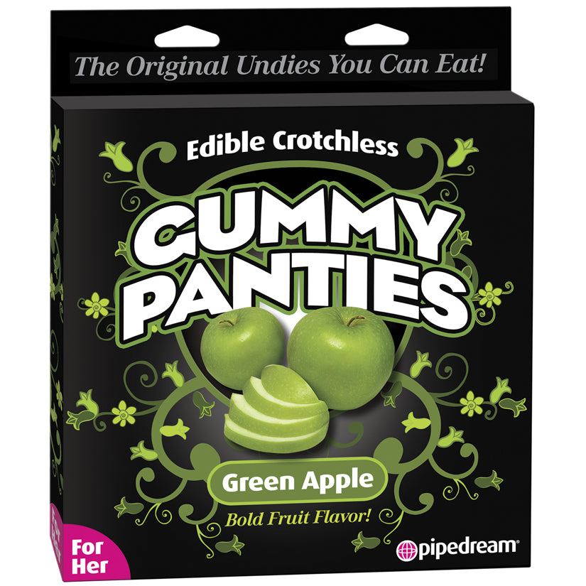 Edible Crotchless Undies Green Apple