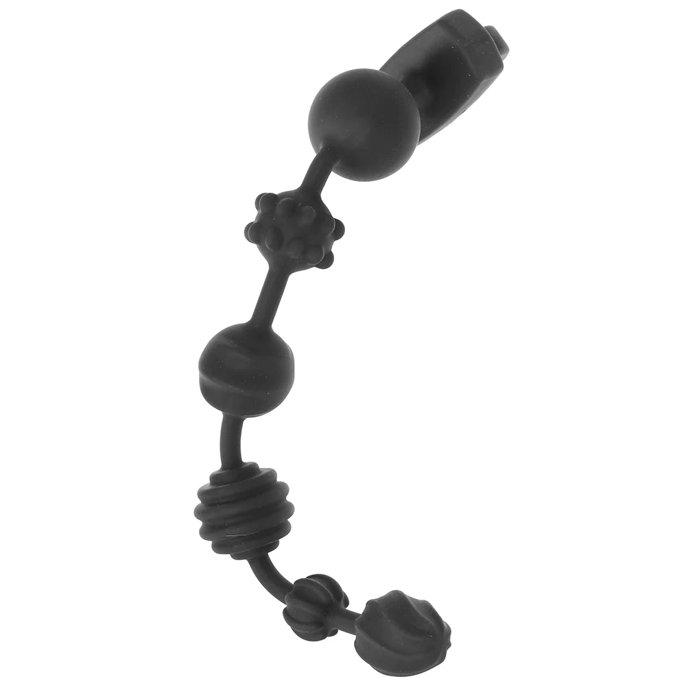 Master Series Dark Rattler Remote Anal Bead Vibe XR Brands
