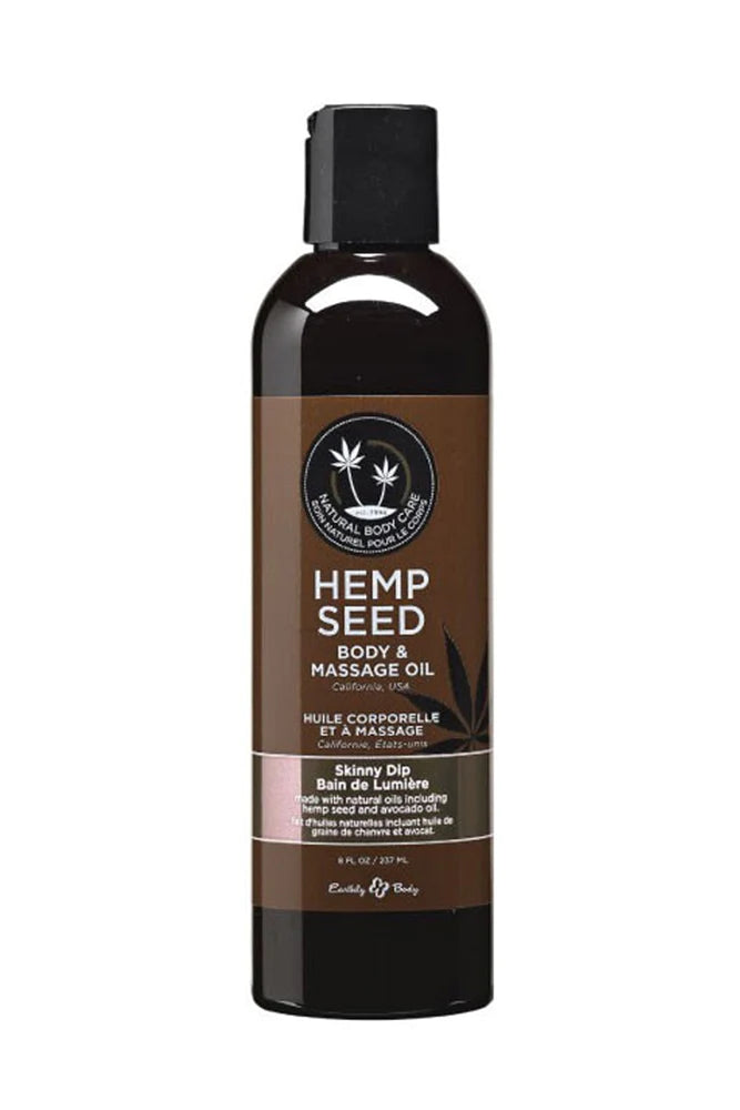 Hemp Seed Massage Oil 2oz/60ml in Skinny Dip