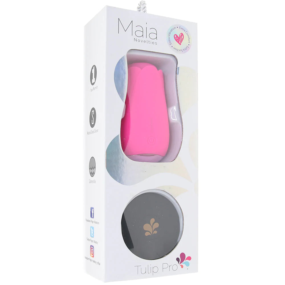 Tulip Pro Rechargeable Suction Vibe in Pink