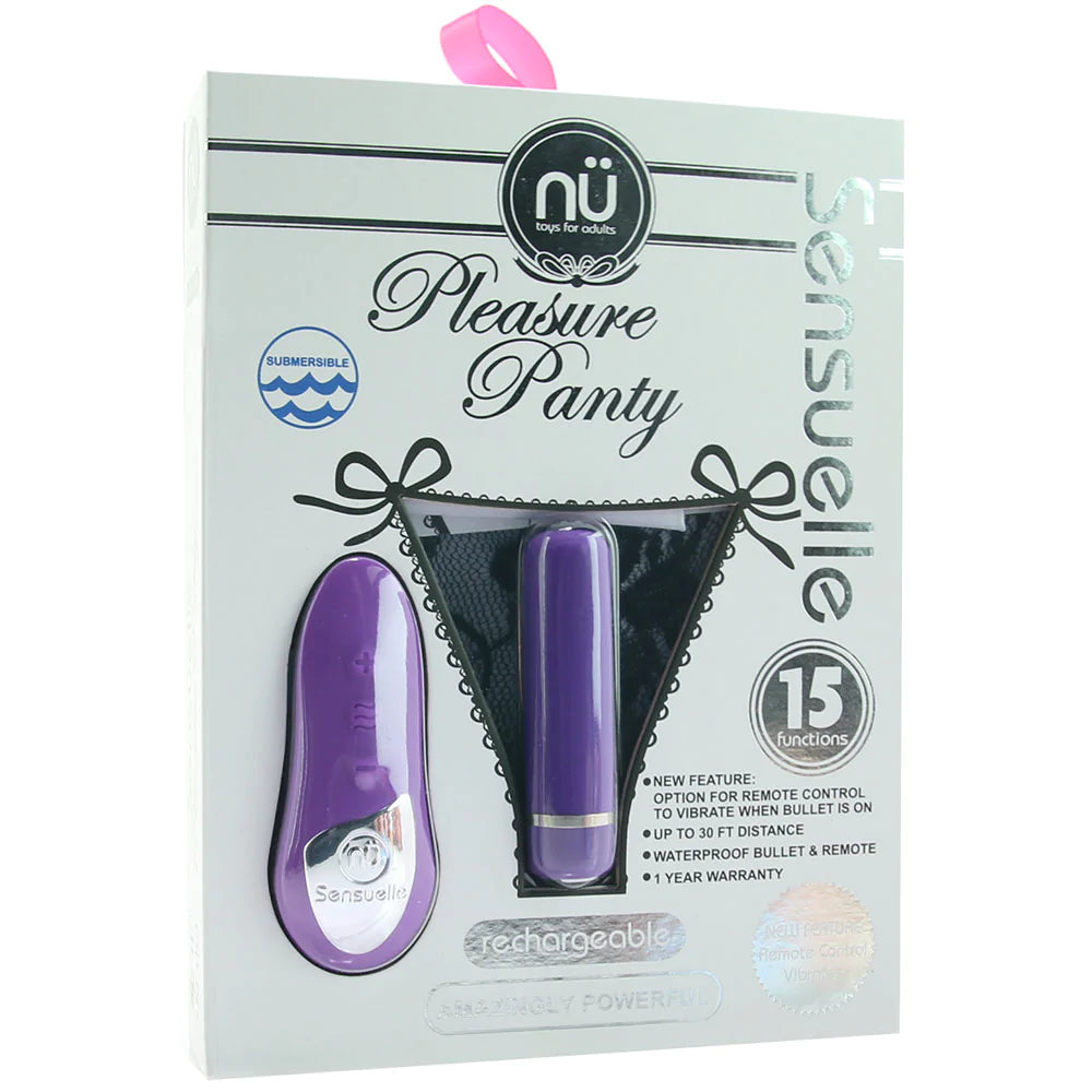 Nü Sensuelle Remote Pleasure Panty in Purple