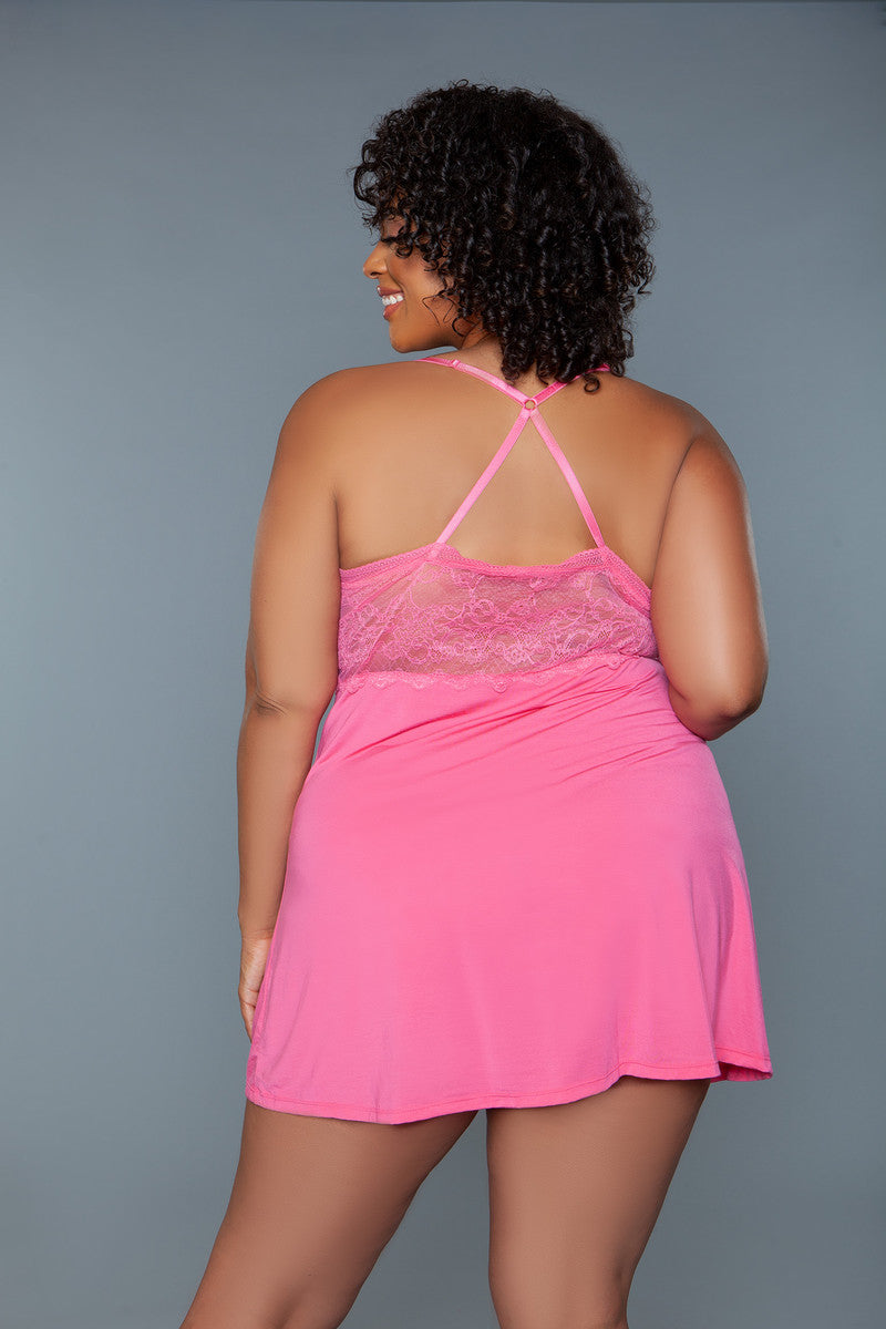 Hailee Babydoll Coral