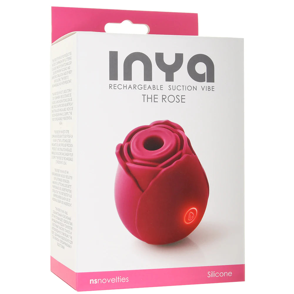 Inya The Rose Rechargeable Suction Vibe in Rose – MahoganyFantasies
